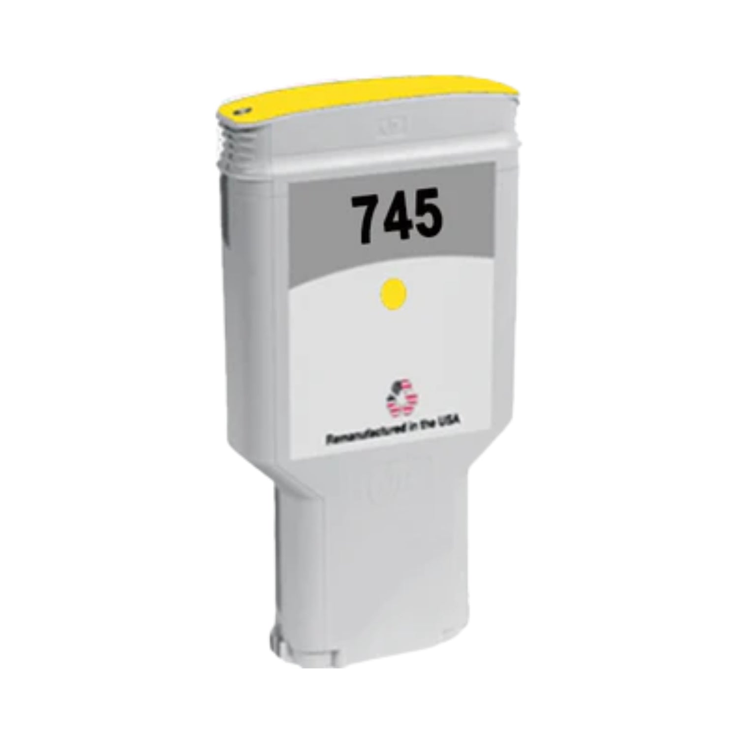 JIT Brand for HP 745 300mL (F9K02A) Yellow Remanufactured in the USA Ink Cartridge