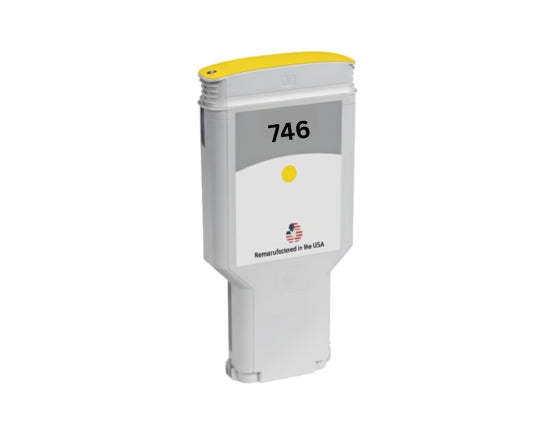 JIT Brand for HP 746 Standard Yield Yellow Remanufactured in the USA Ink Cartridge, P2V79A