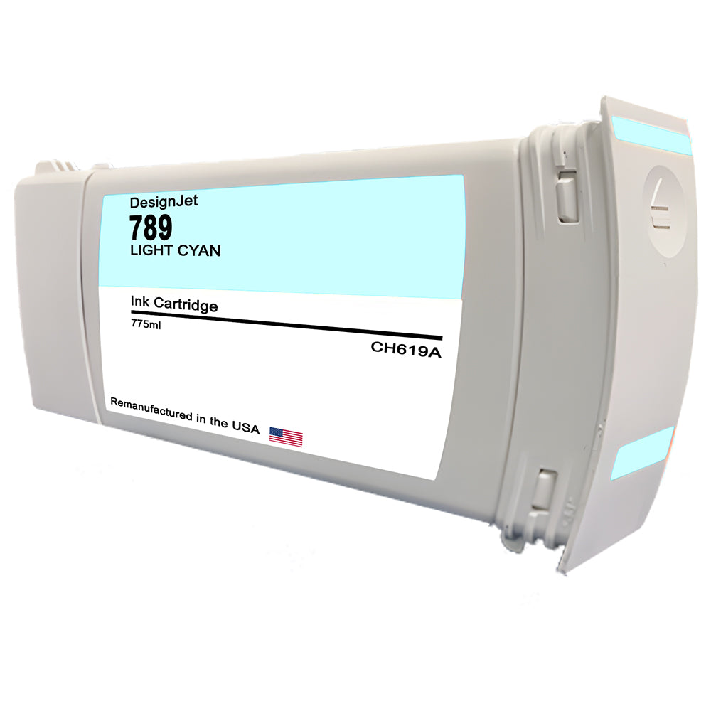 JIT Brand for HP 789 775mL (CH619A) Light Cyan Remanufactured in the USA Ink Cartridge