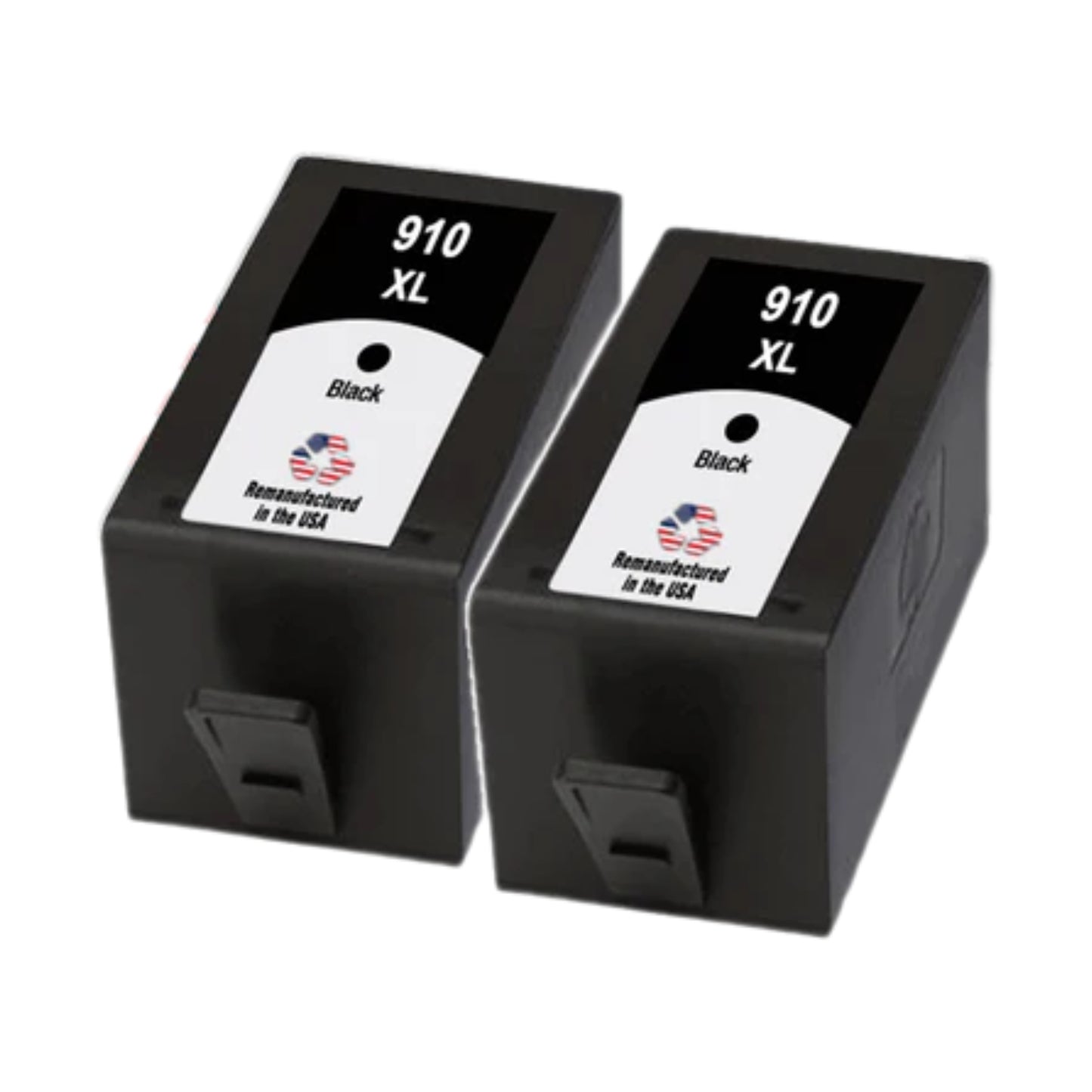 JIT Brand for HP 910XL (3YL65AN) Black Twin Pack High Yield Remanufactured in the USA Ink Cartridges