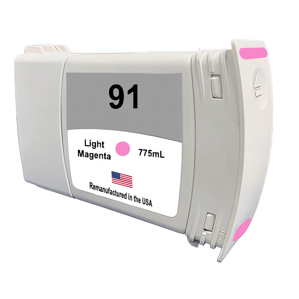 JIT Brand for HP 91 775mL (C9471A) Light Magenta Remanufactured in the USA Ink Cartridge