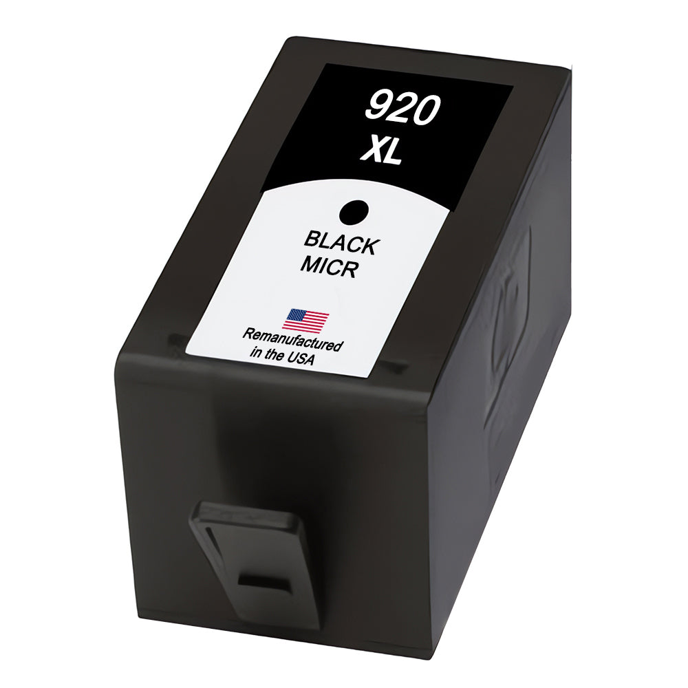 JIT Brand for HP 920XL (CD975AN) Black MICR Remanufactured in the USA Ink Cartridge