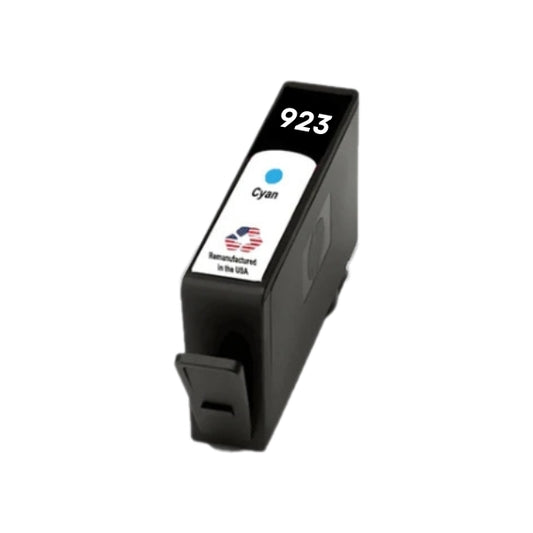 JIT Brand for HP 923 Standard Yield Cyan Remanufactured in the USA Ink Cartridge,4K0T0LN