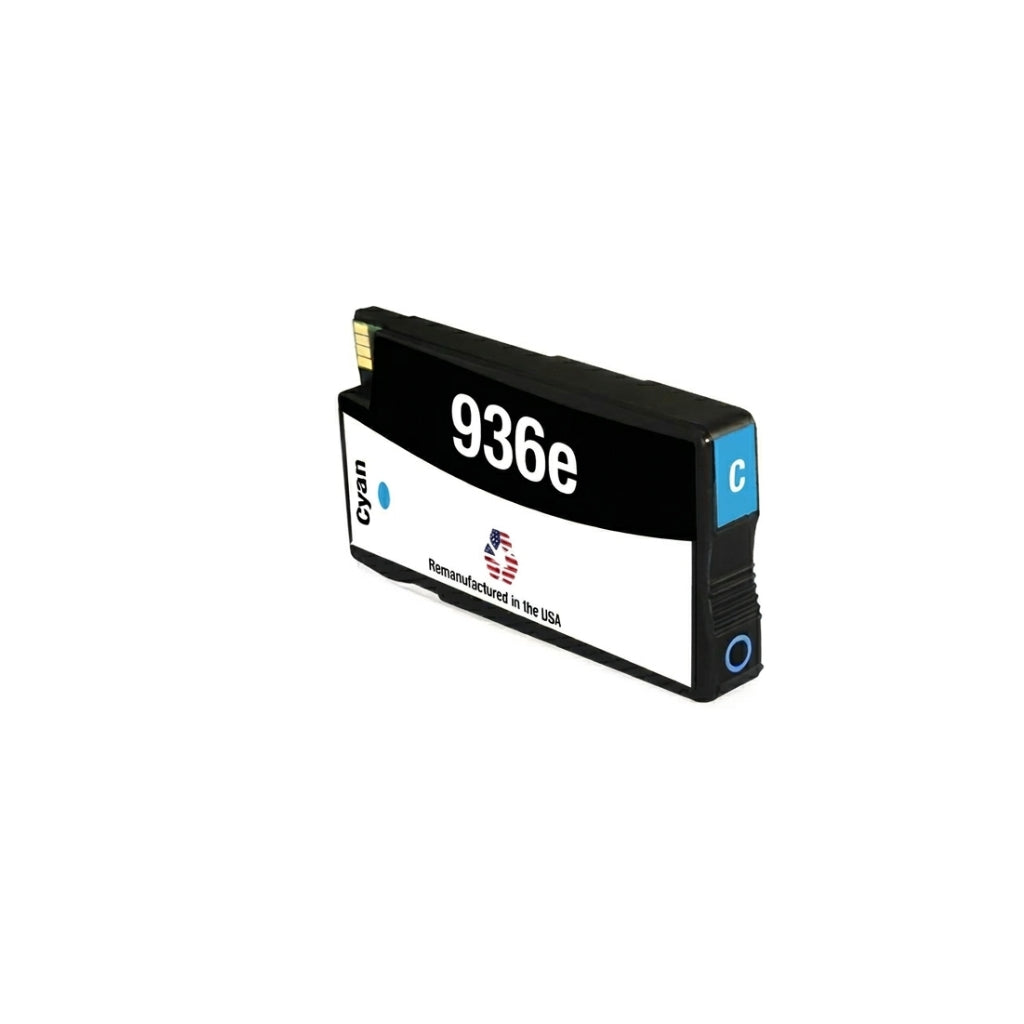 JIT Brand for HP 936e High Yield Cyan Remanufactured in USA Ink Cartridge, 4S6V3LN