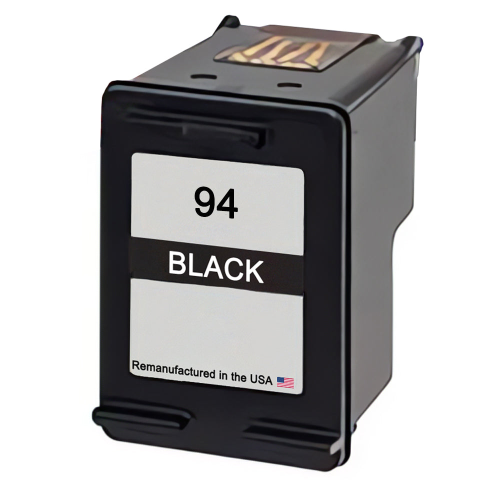 JIT Brand for HP 94 (C8765WN) Black Remanufactured in the USA Ink Cartridge