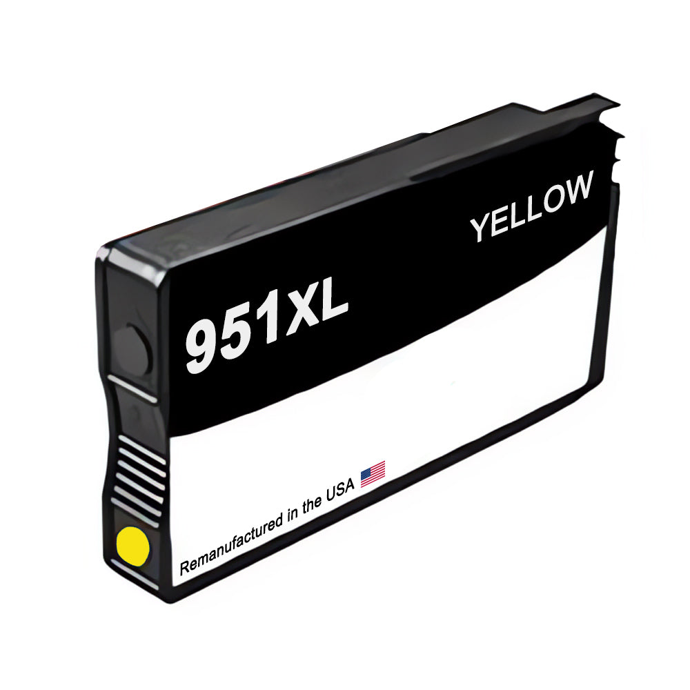 JIT Brand for HP 951XL (CN048AN) Yellow Remanufactured in the USA Ink Cartridge