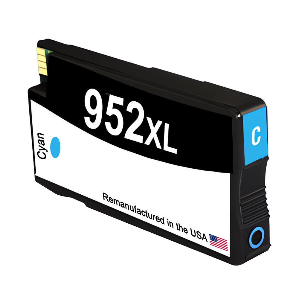 JIT Brand for HP 952XL (L0S61AN) Cyan Remanufactured in the USA Ink Cartridge