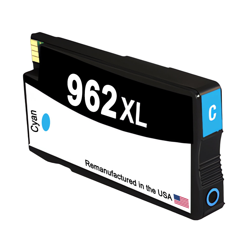 JIT Brand for HP 962XL (3JA00AN) Cyan Remanufactured in the USA Ink Cartridge