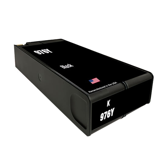 JIT Brand for HP 976Y (L0R08A) Black Extra High Yield Remanufactured in the USA Ink Cartridge