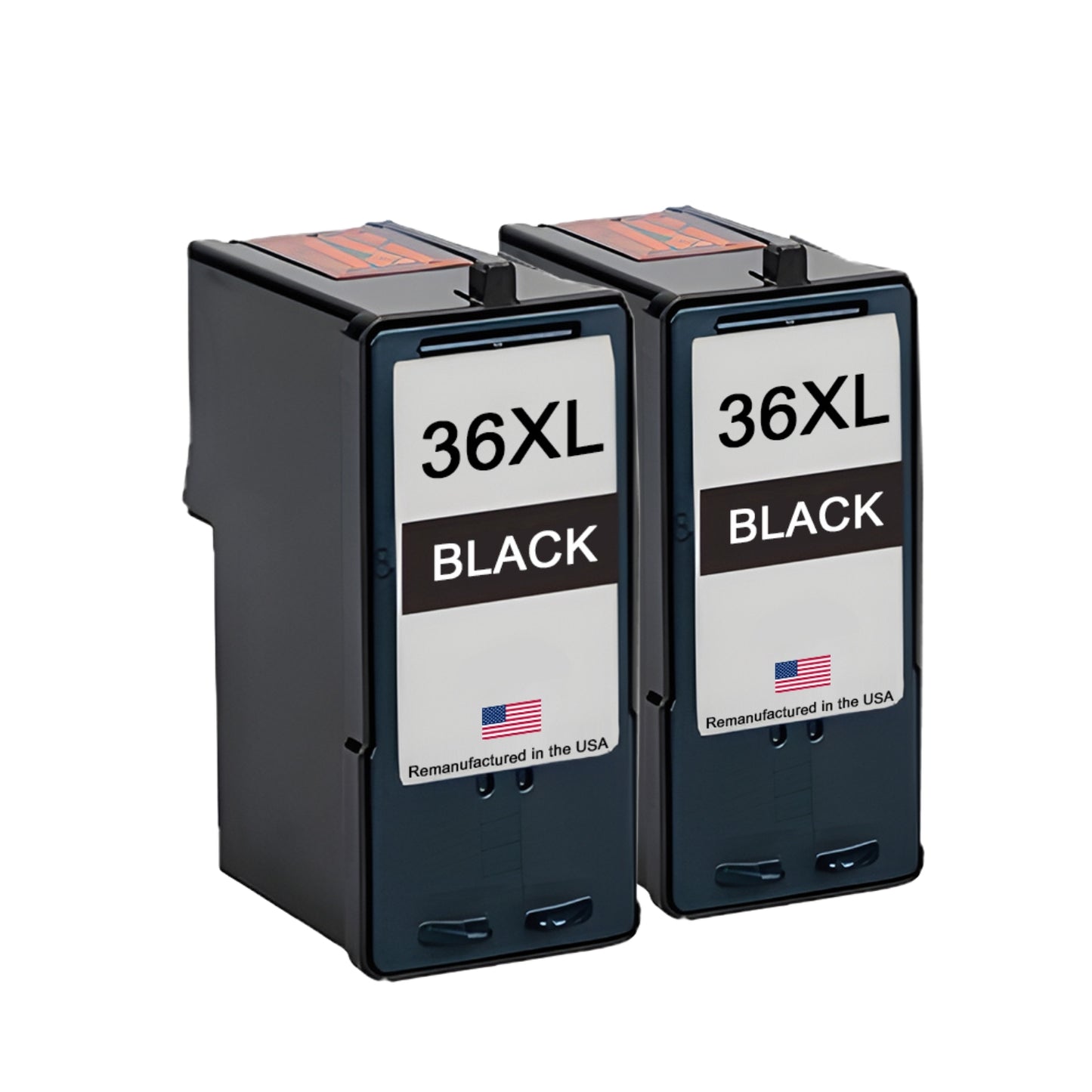 JIT Brand for Lexmark #36XL Black Remanufactured in the USA Ink Cartridges Twin Pack