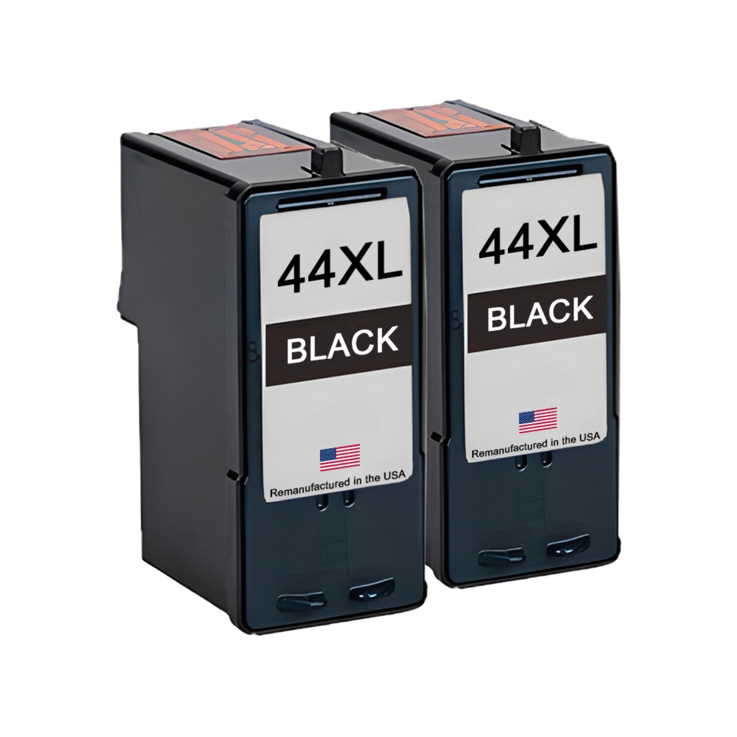JIT Brand for Lexmark #44XL Black Remanufactured in the USA Ink Cartridges Twin Pack