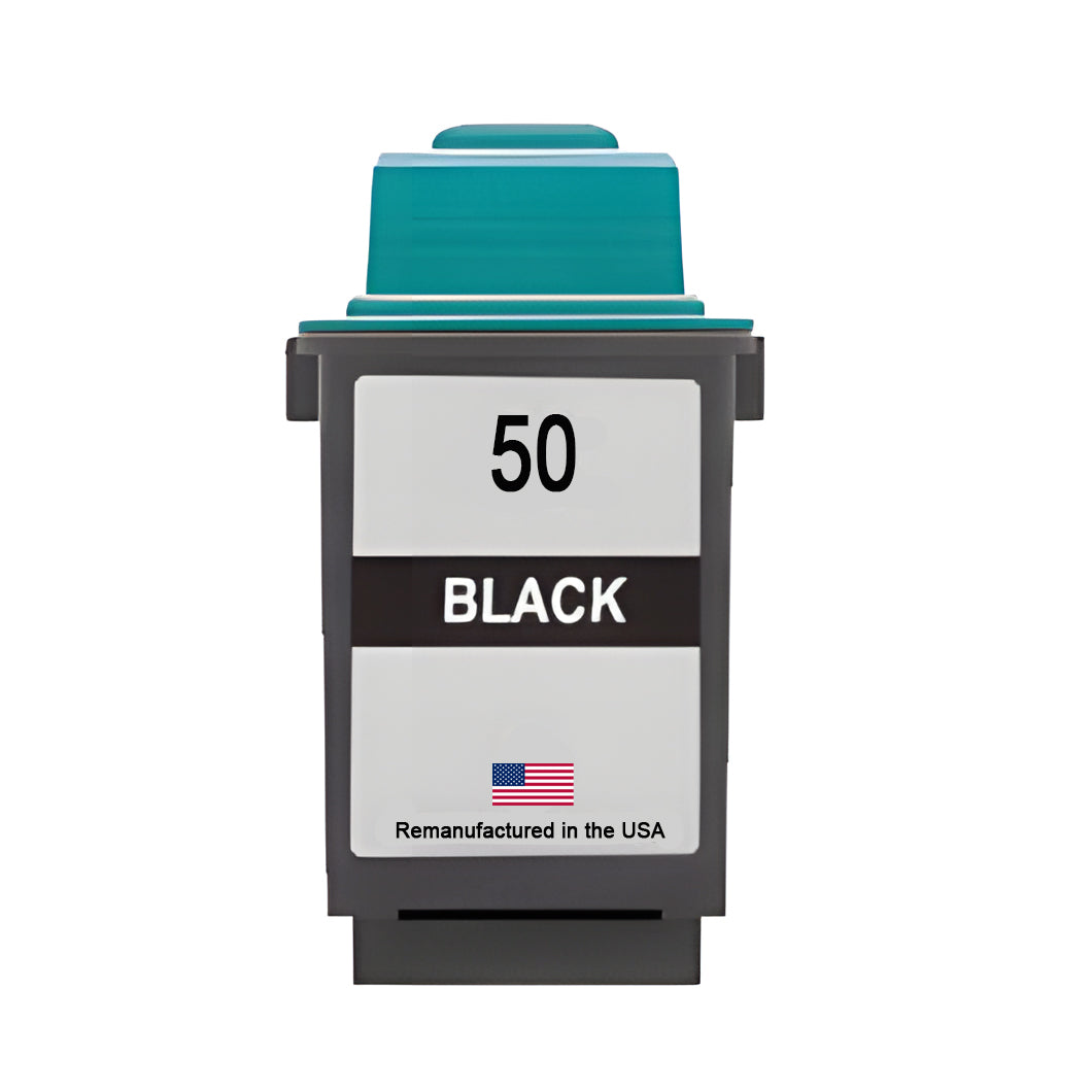 JIT Brand for Lexmark #50 Black Remanufactured in the USA Ink Cartridges