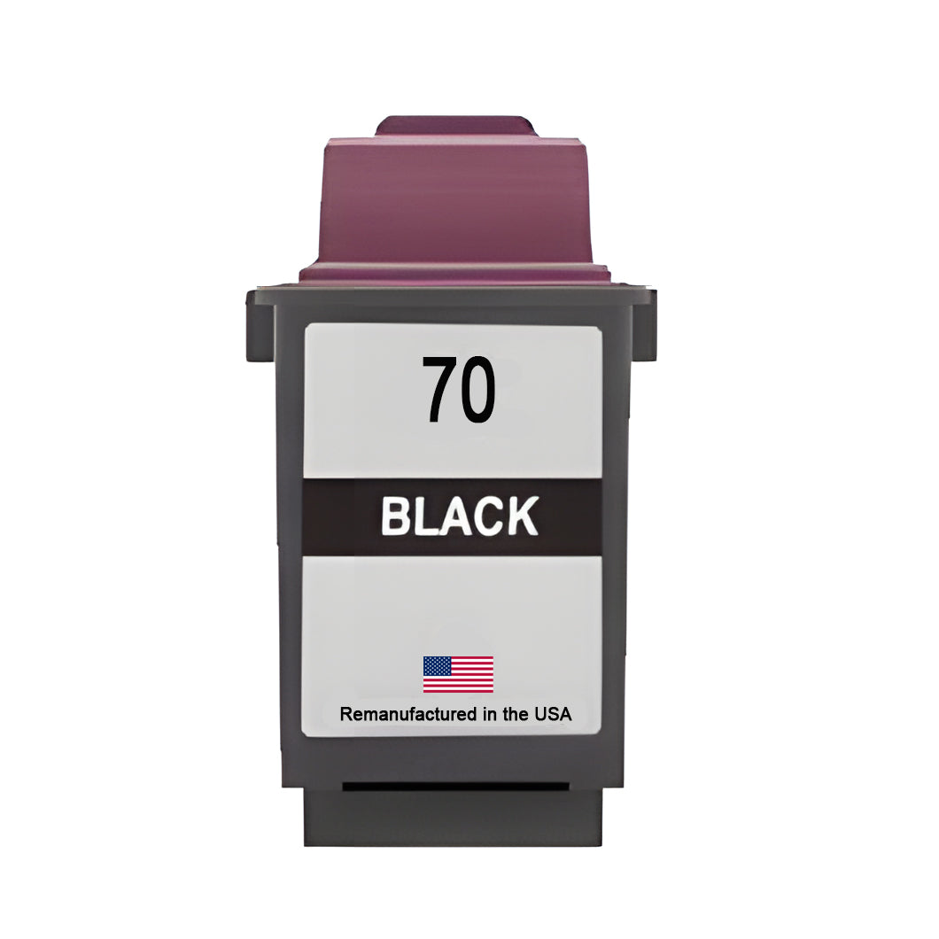 JIT Brand for Lexmark #70 Black Remanufactured in the USA Ink Cartridge