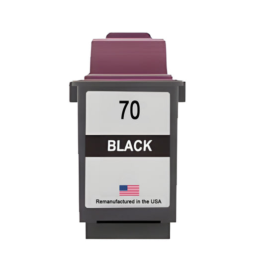 JIT Brand for Lexmark #70 Black Remanufactured in the USA Ink Cartridge