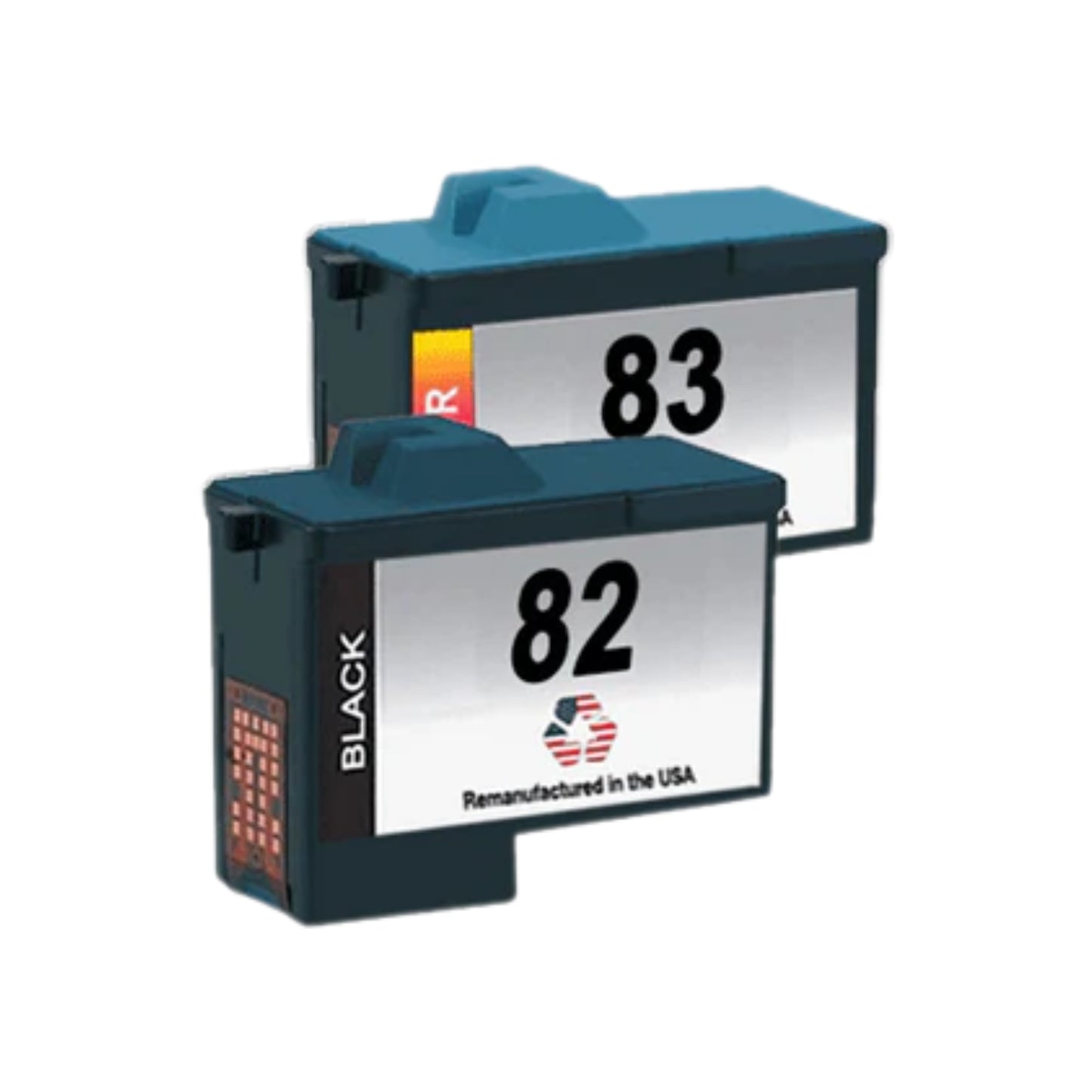 JIT Brand for Lexmark #82 Black / #83 Color Combo Pack Remanufactured in the USA Ink Cartridges