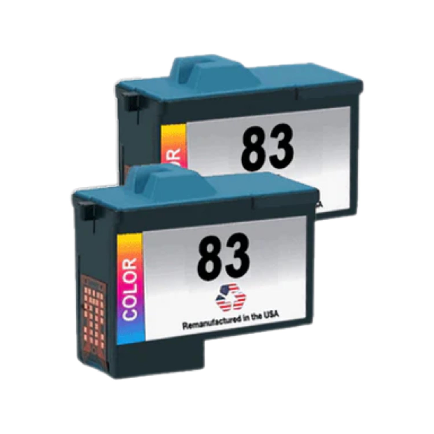 JIT Brand for Lexmark #83 Color Twin Pack Remanufactured in the USA Ink Cartridge