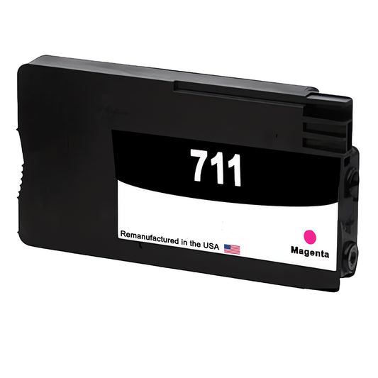 JIT Remanufactured in the USA Ink Cartridge for HP 711 (CZ131A) Magenta