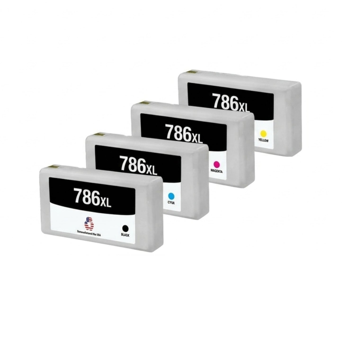 JIT for Epson T786XL Yellow Remanufactured in the USA Ink Cartridge, T786XL-BCS