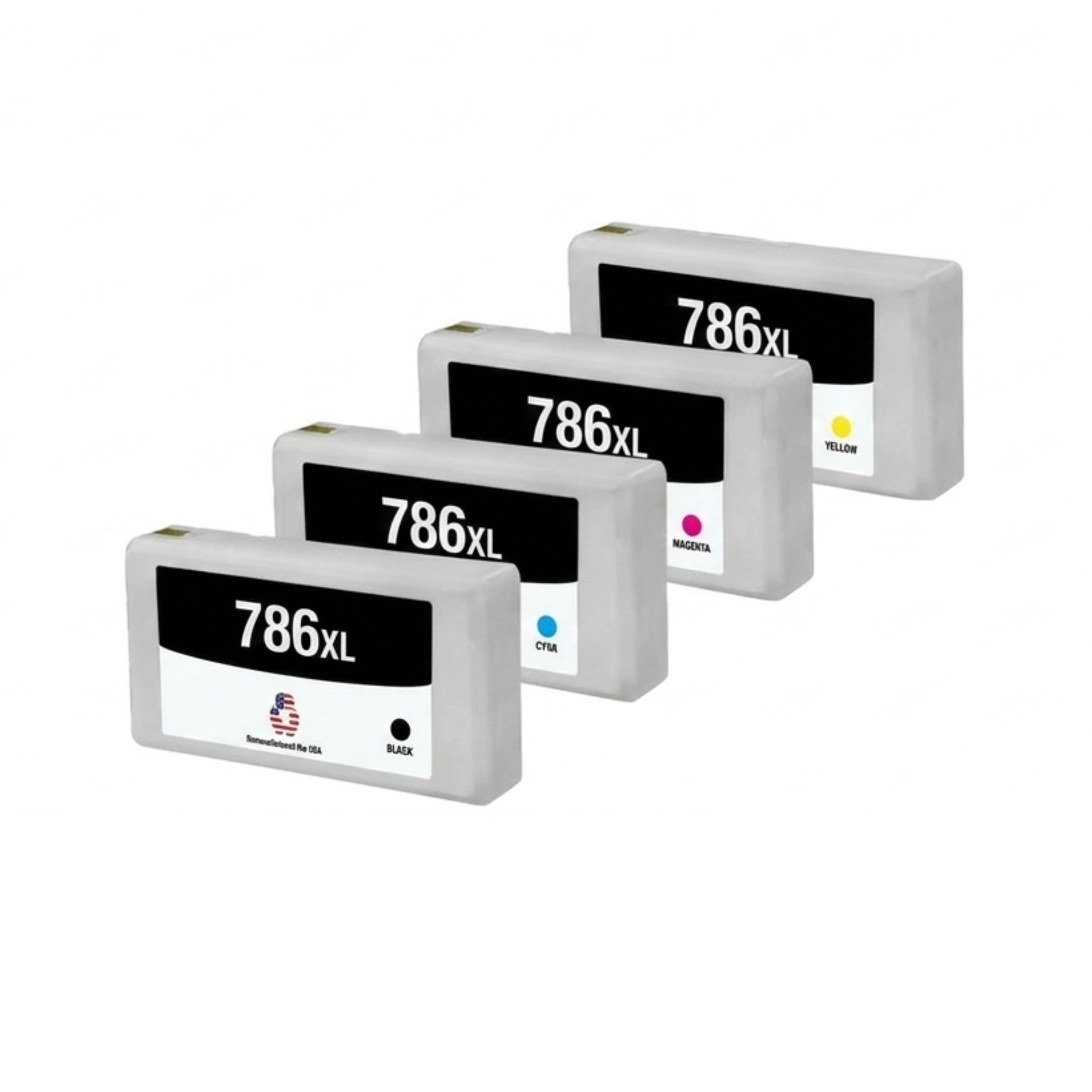 JIT for Epson T786XL Yellow Remanufactured in the USA Ink Cartridge, T786XL-BCS