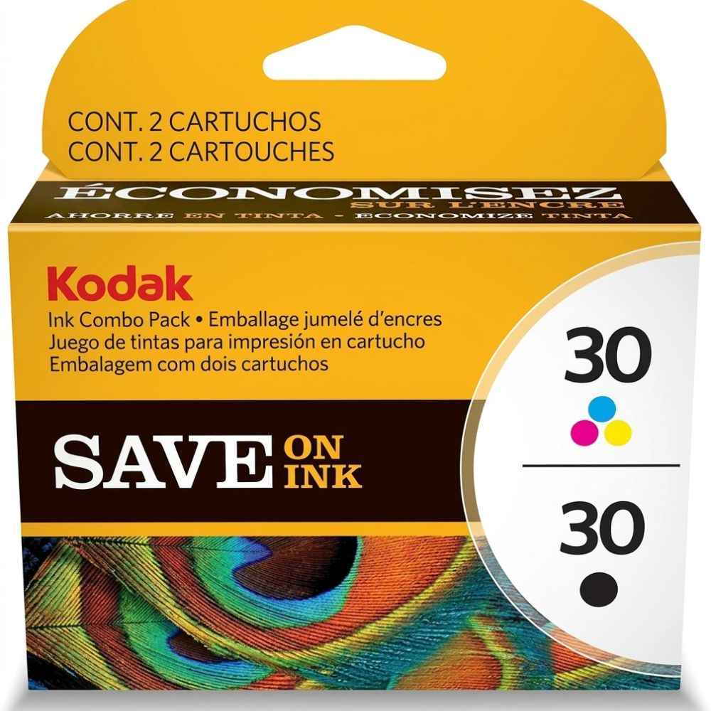 Kodak 30 Standard-Yield Black & Color Ink Cartridge