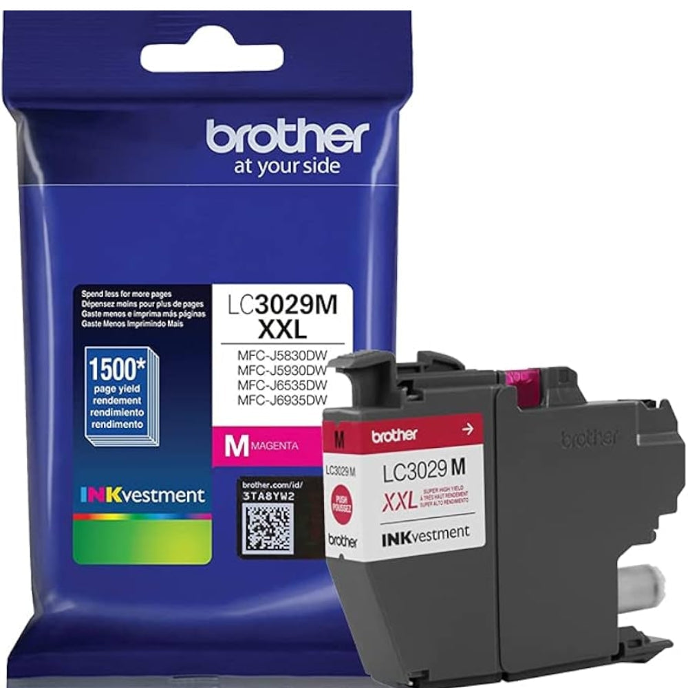 Original Brother LC3029 Extra High Yield Magenta Ink Cartridge, LC3029M 