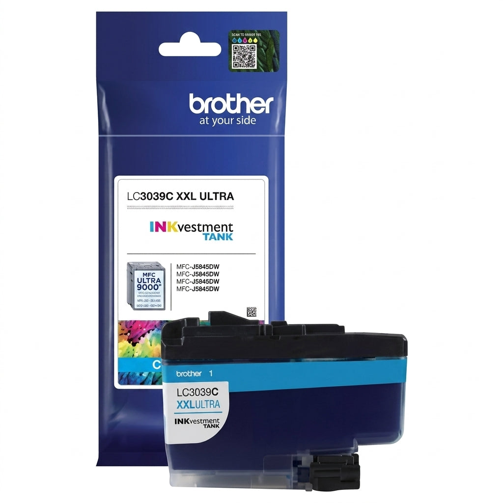 Original Brother LC3039 Extra High Yield Cyan Ink Cartridge, LC303C