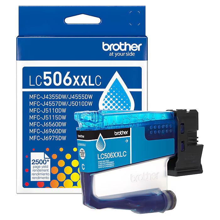 Original Brother LC506XXL Extra High Yield Cyan Ink Cartridge
