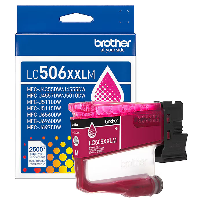 Original Brother LC506XXL Extra High Yield Magenta Ink Cartridge