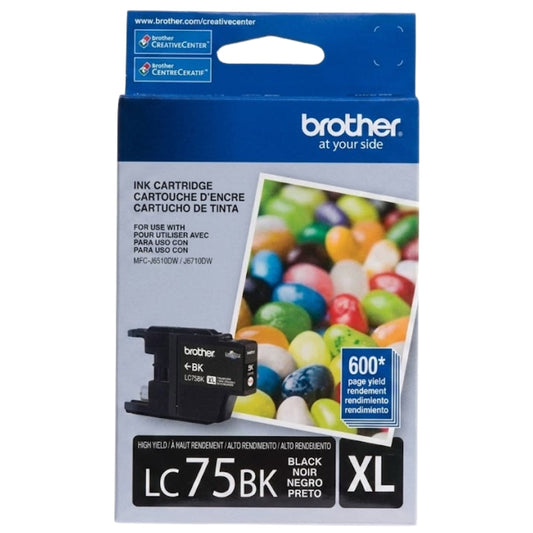 Original Brother LC75 Black Ink Cartridge