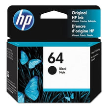 Original HP 64 Standard Yield Black Ink Cartridge, N9J90AN