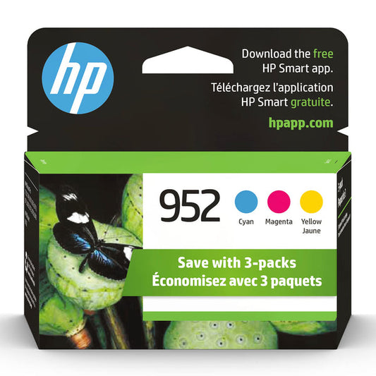 Original HP 952 Standard Yield Cyan, Magenta, Yellow Ink Cartridge
