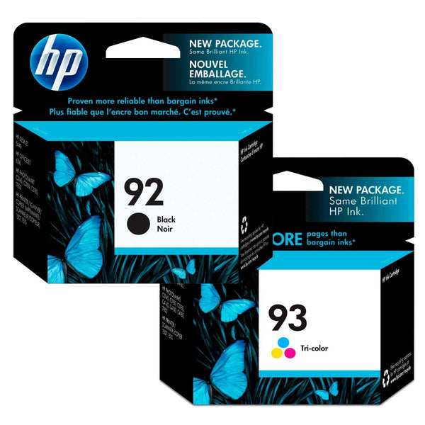 Original HP 92/93 Standard Yield Black and Color Ink Cartridge