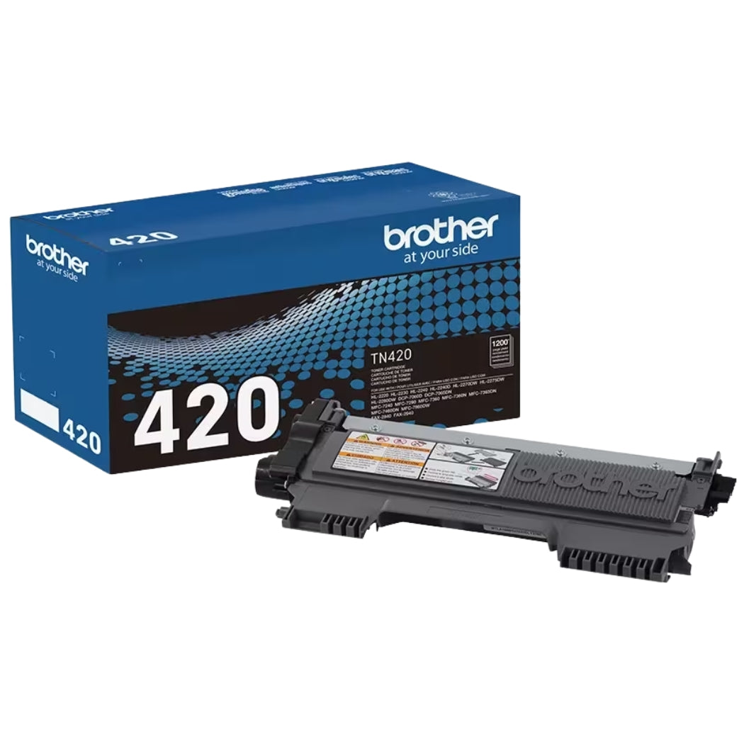 Original Brother TN420 Standard Yield Black Toner Cartridge