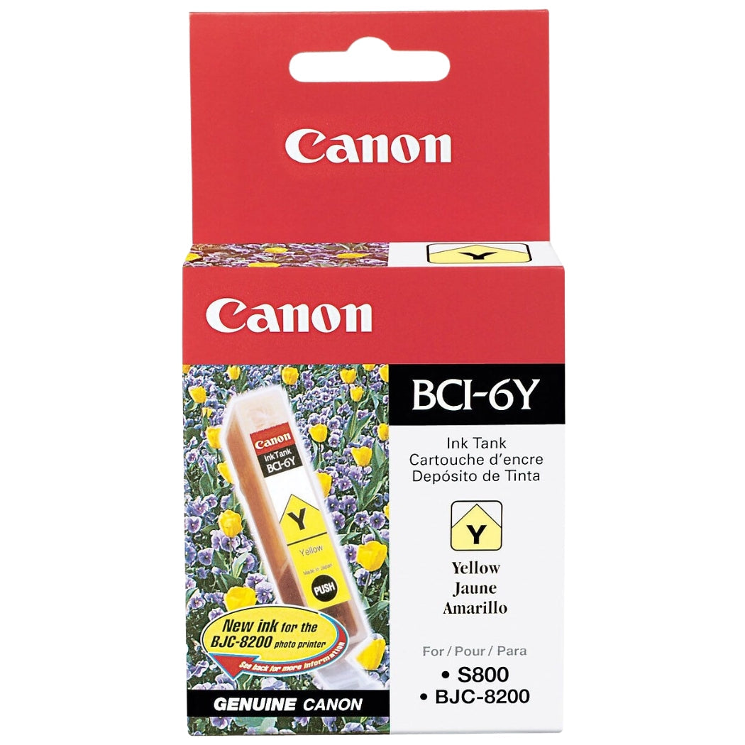 Original Canon BCI-6 Yellow Ink Cartridge