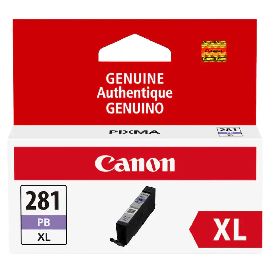 Original Canon CLI-281XL High Yield Photo Blue Ink Cartridge