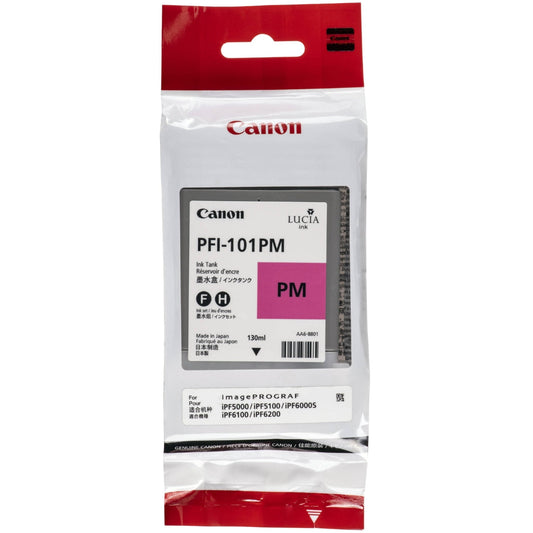 Original Canon PFI-101 130mL Photo Magenta Ink Cartridge