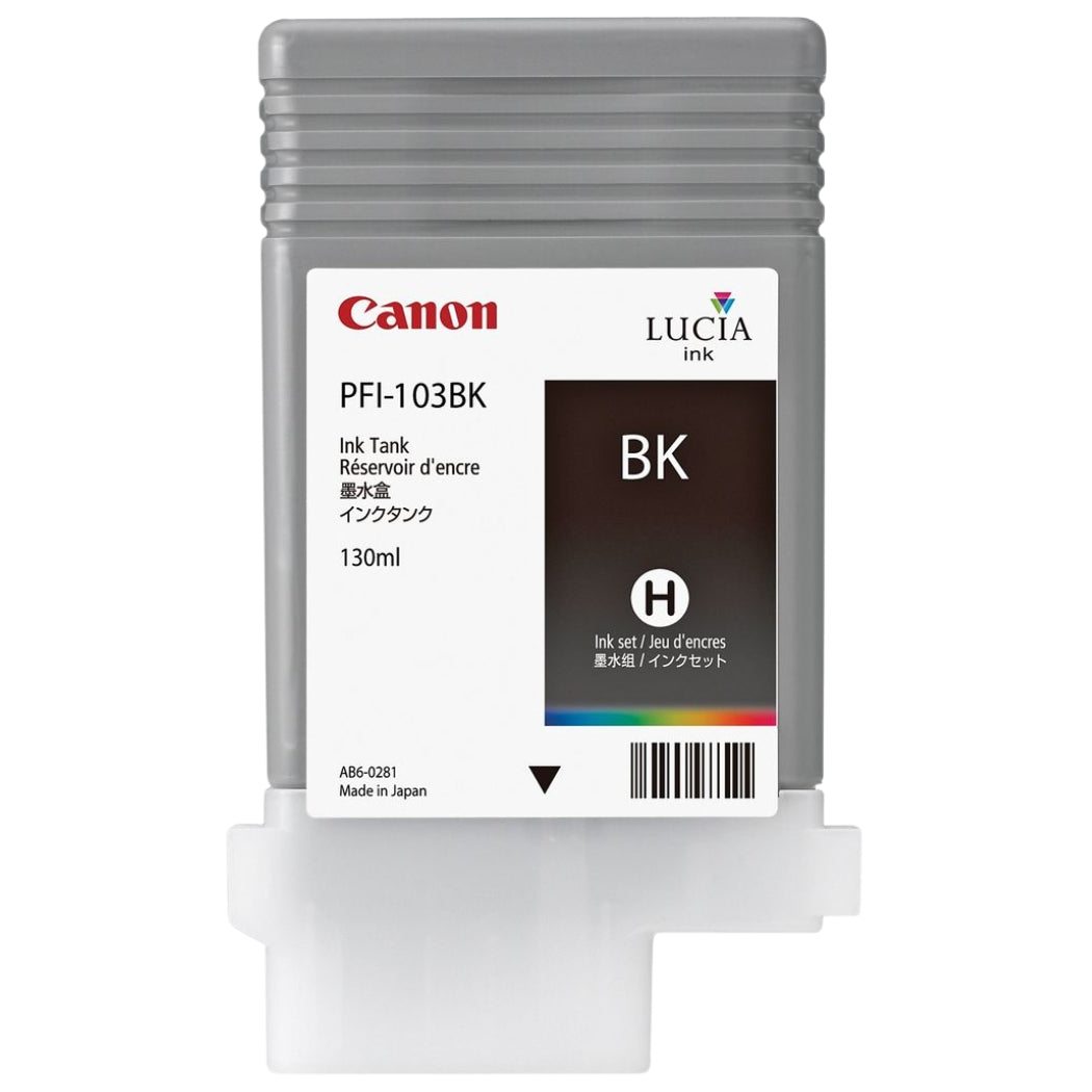 Original Canon PFI-103 PFI-103BK 2212B001AA Black 130ml Ink Tank