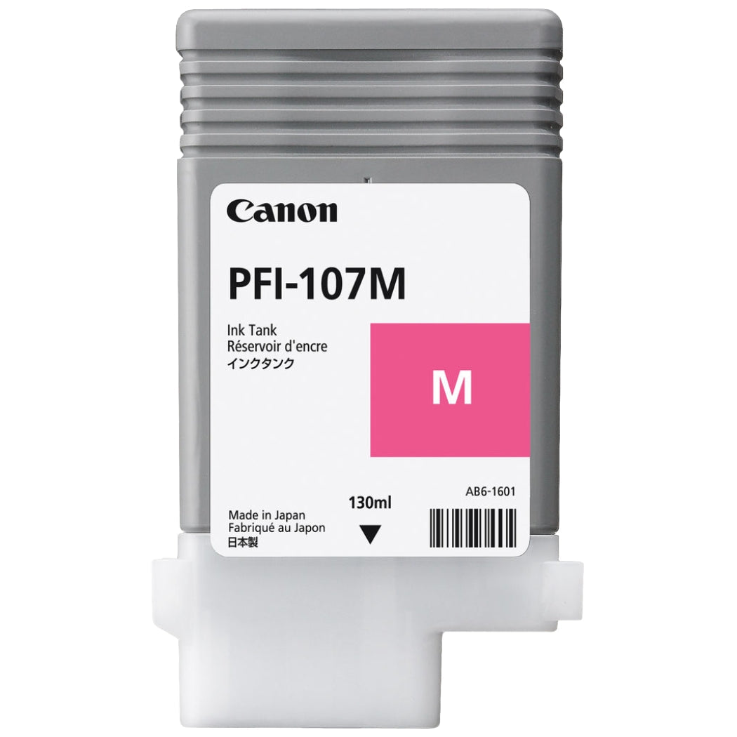 Original Canon PFI-107 130mL Magenta Ink Cartridge