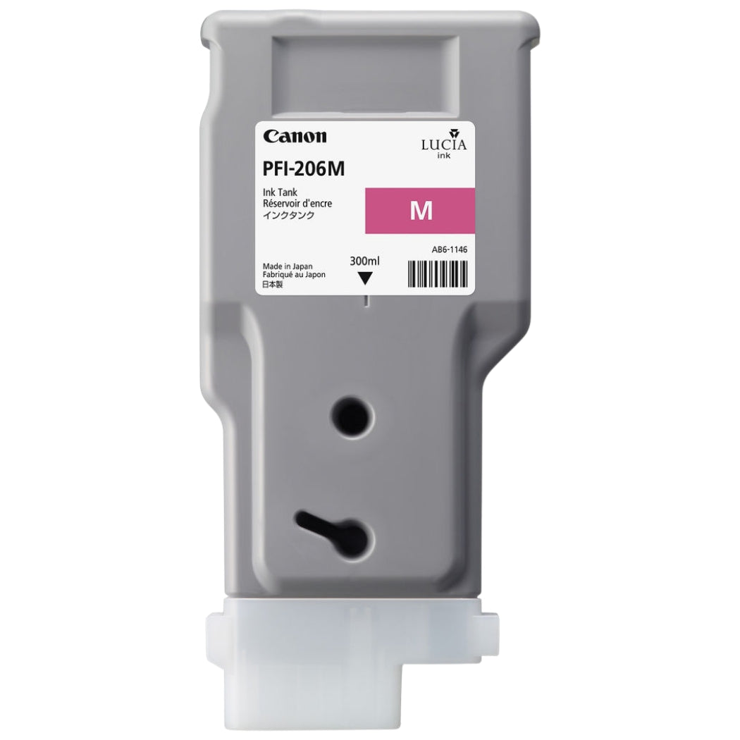 Original Canon PFI-206 300mL Magenta Ink Cartridge