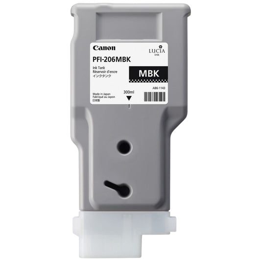 Original Canon PFI-206 300mL Matte Black Ink Cartridge