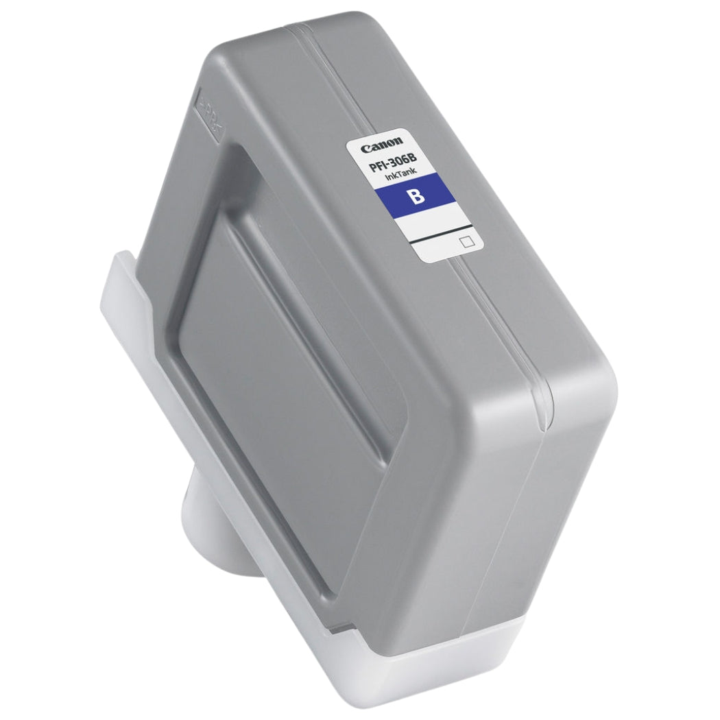 Original Canon PFI-306B Standard-Yield Blue Ink Cartridge, 6665B001