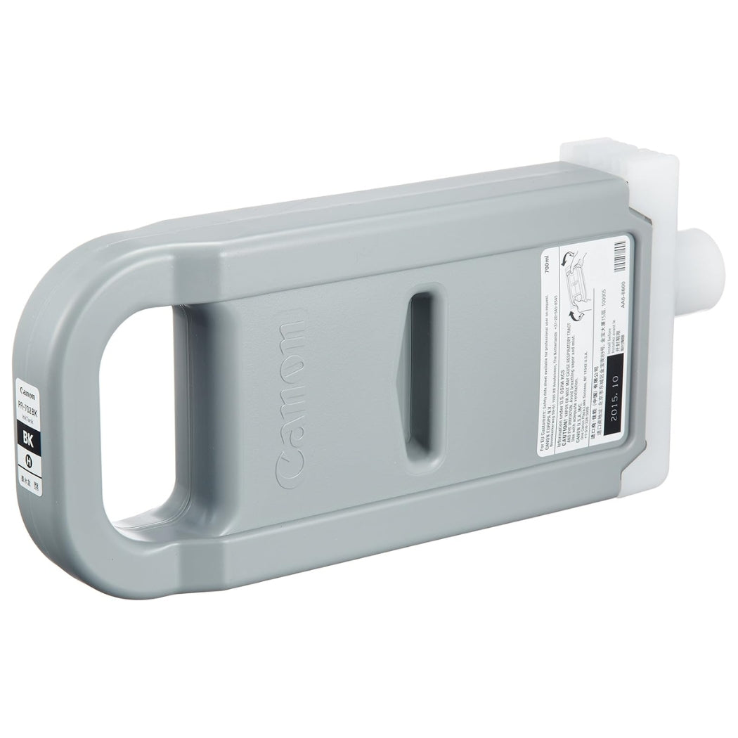 Original Canon PFI-702BK High Yield Black Ink Cartridge, 2220B001
