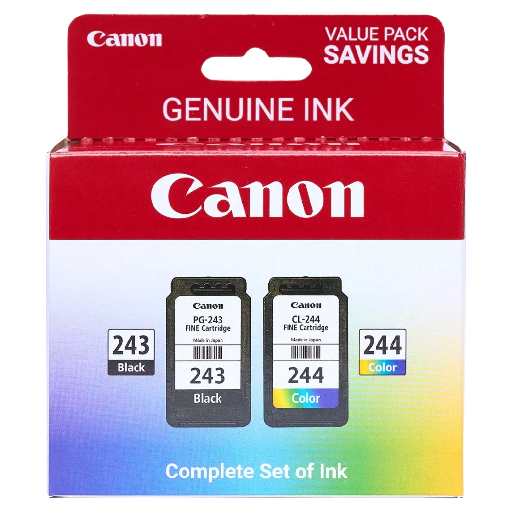 Original Canon PG-243/CL-244 Black & Color Ink Cartridges