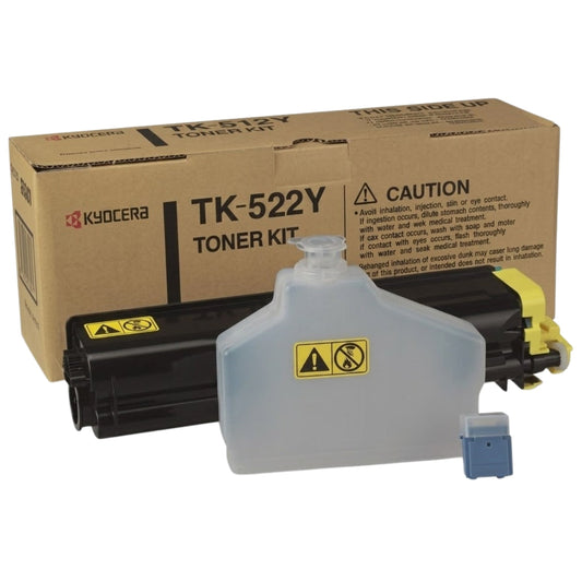 Original Kyocera TK-522Y Yellow Toner Cartridge