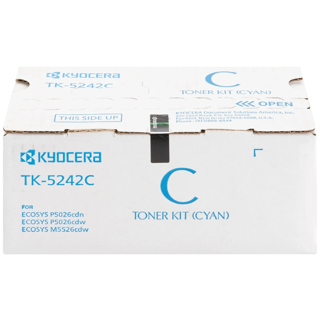 Original Kyocera TK-5242C Standard Yield Cyan Toner Cartridge