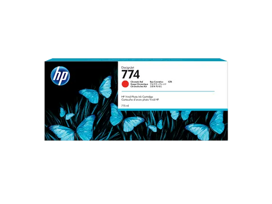 Original HP 774 Standard Yield Chromatic Red Ink Cartridge, P2W02A