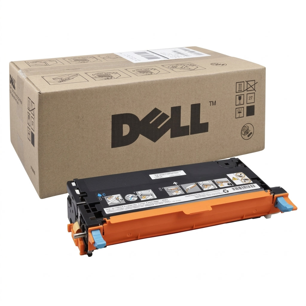 Original Dell 3110cn/3115cn Cyan High Yield Cyan Toner Cartridge, PF029 