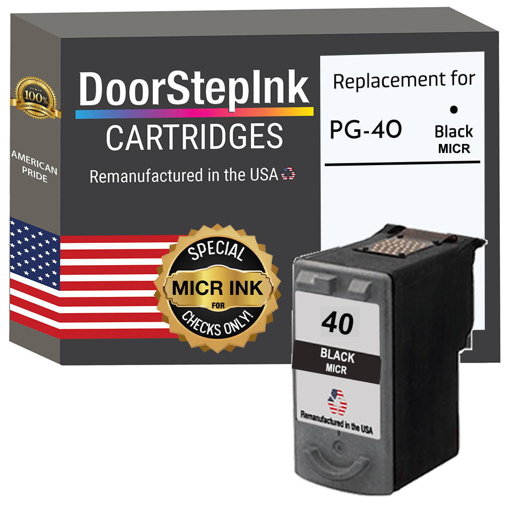 Canon PG-40 Black MICR Ink Cartridge