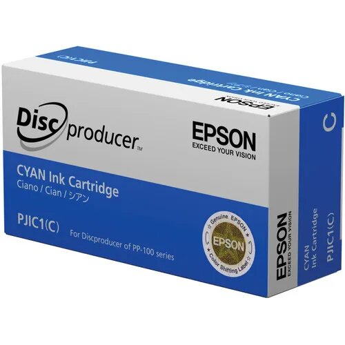 Original Epson PJIC1 Standard Yield Cyan Ink Cartridge