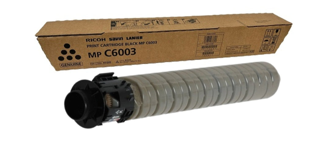 Genuine Ricoh MP C6003 Standard Yield Black Toner Cartridge, 841849